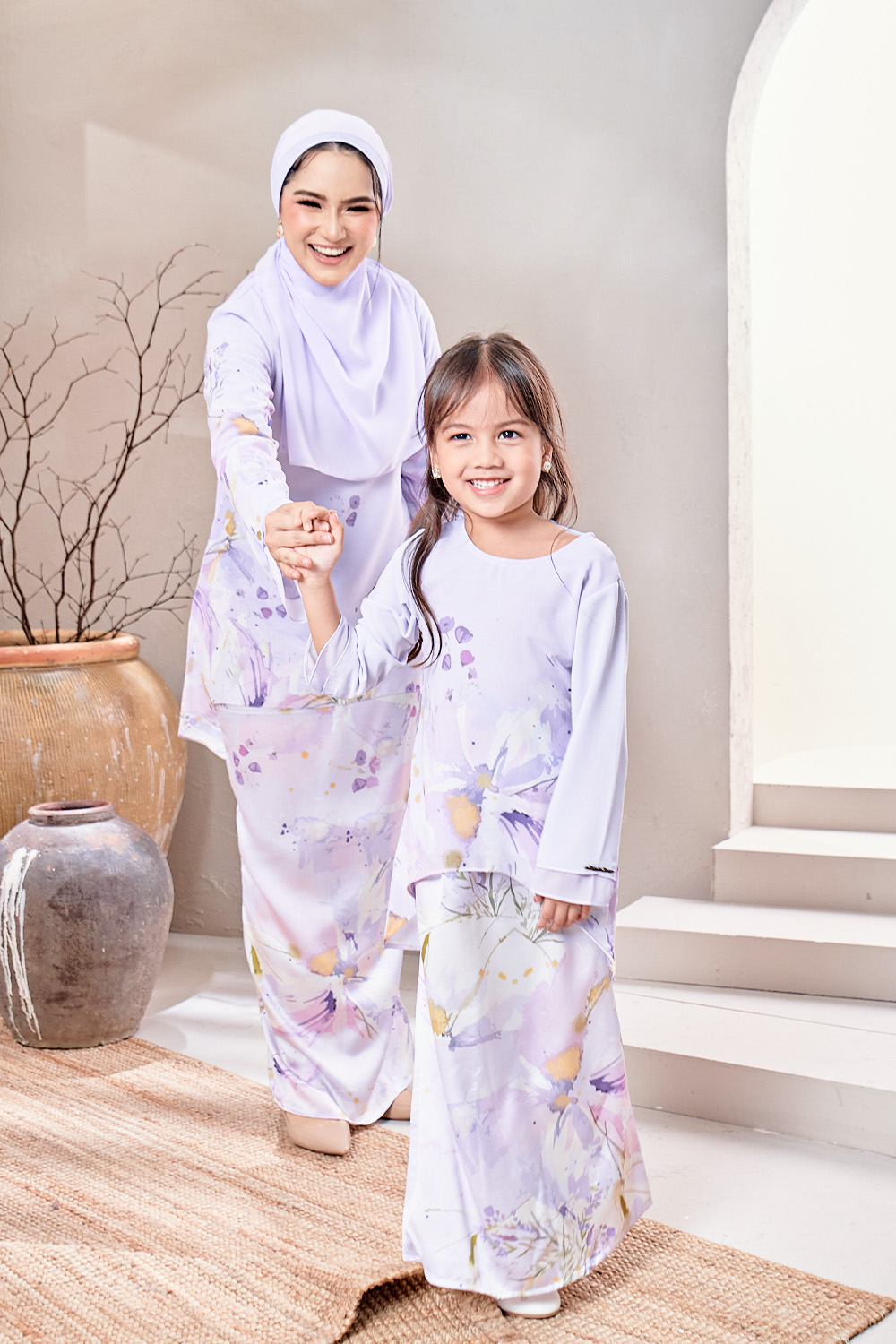 Julita Kurung Kids - Lavender